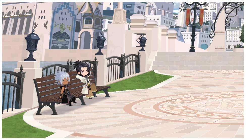 Изображение игры: Kingdom Hearts Uχ Dark Road
