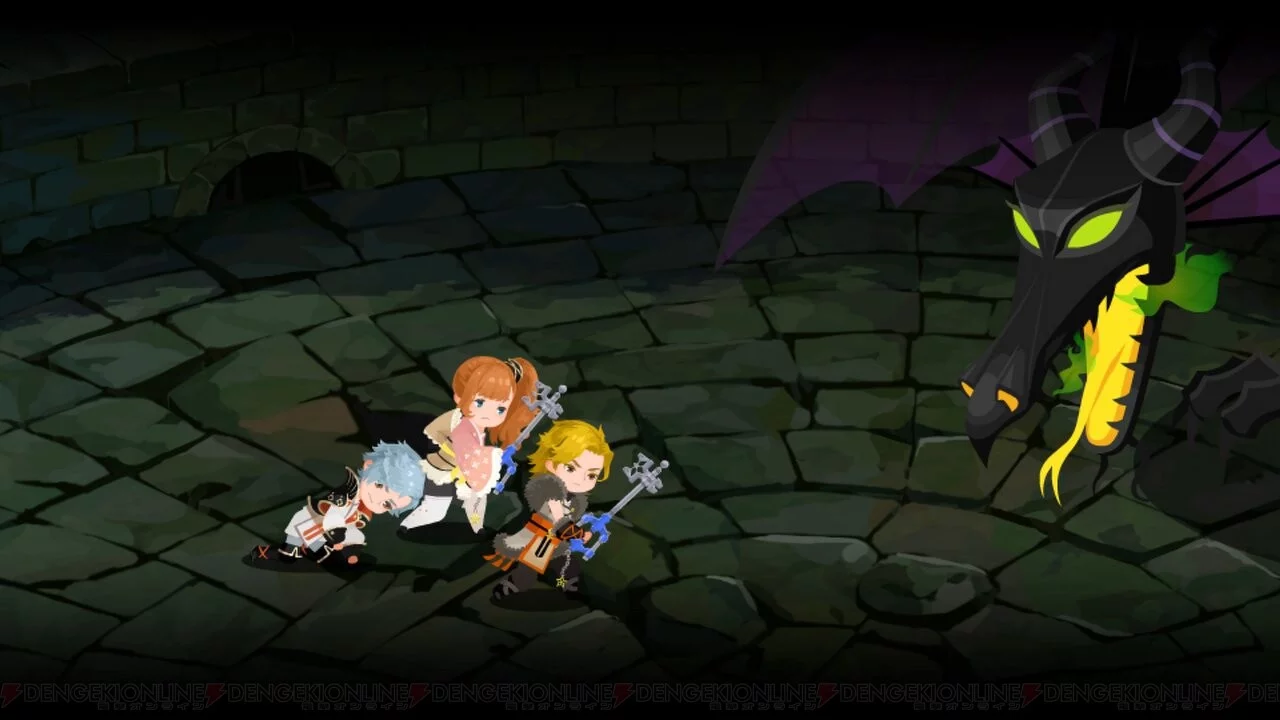 Изображение игры: Kingdom Hearts Uχ Dark Road