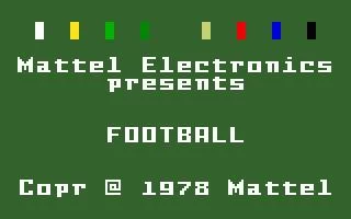 Изображение игры: NFL Football (1979)