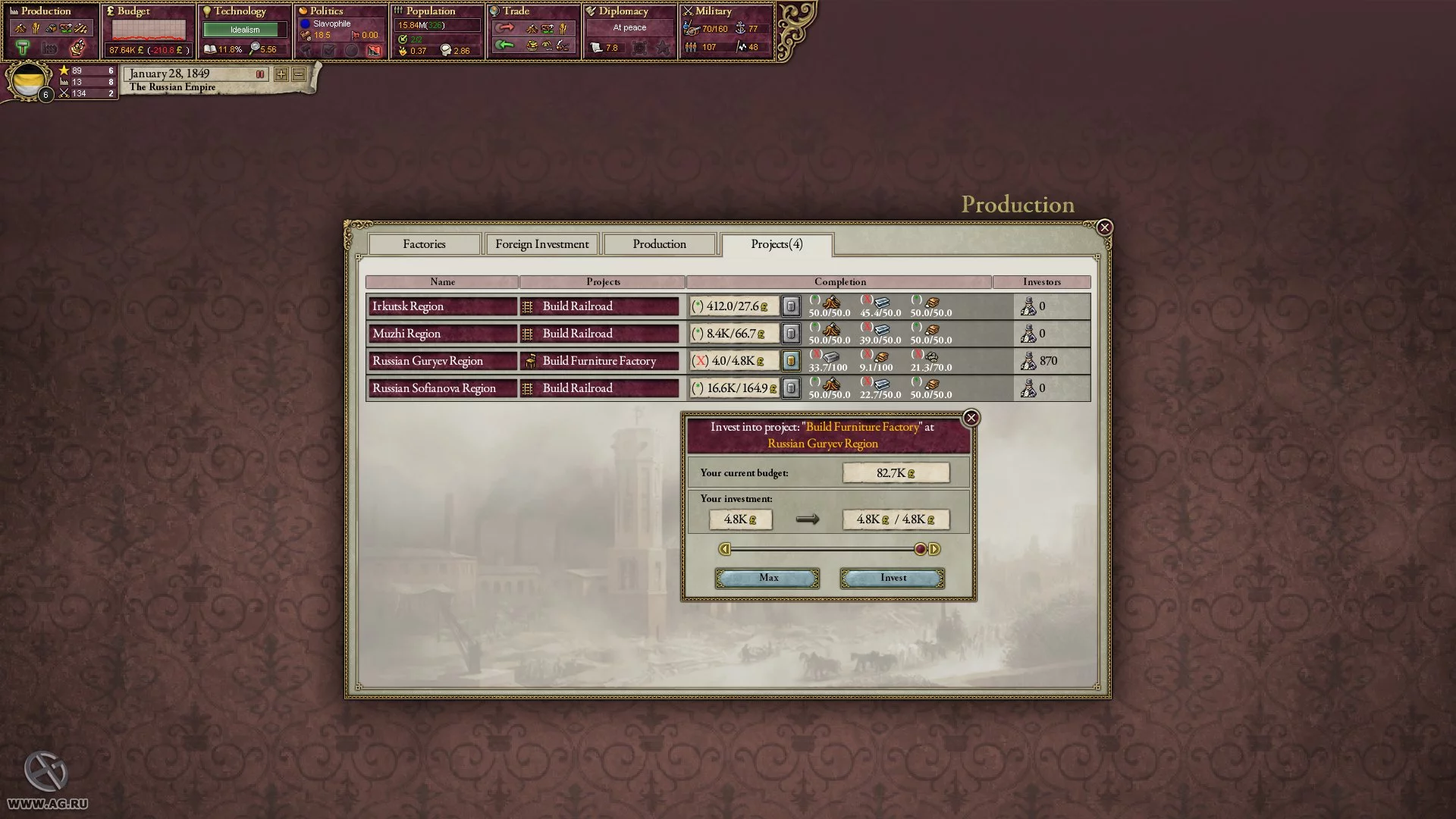 Изображение игры: Victoria 2: A House Divided