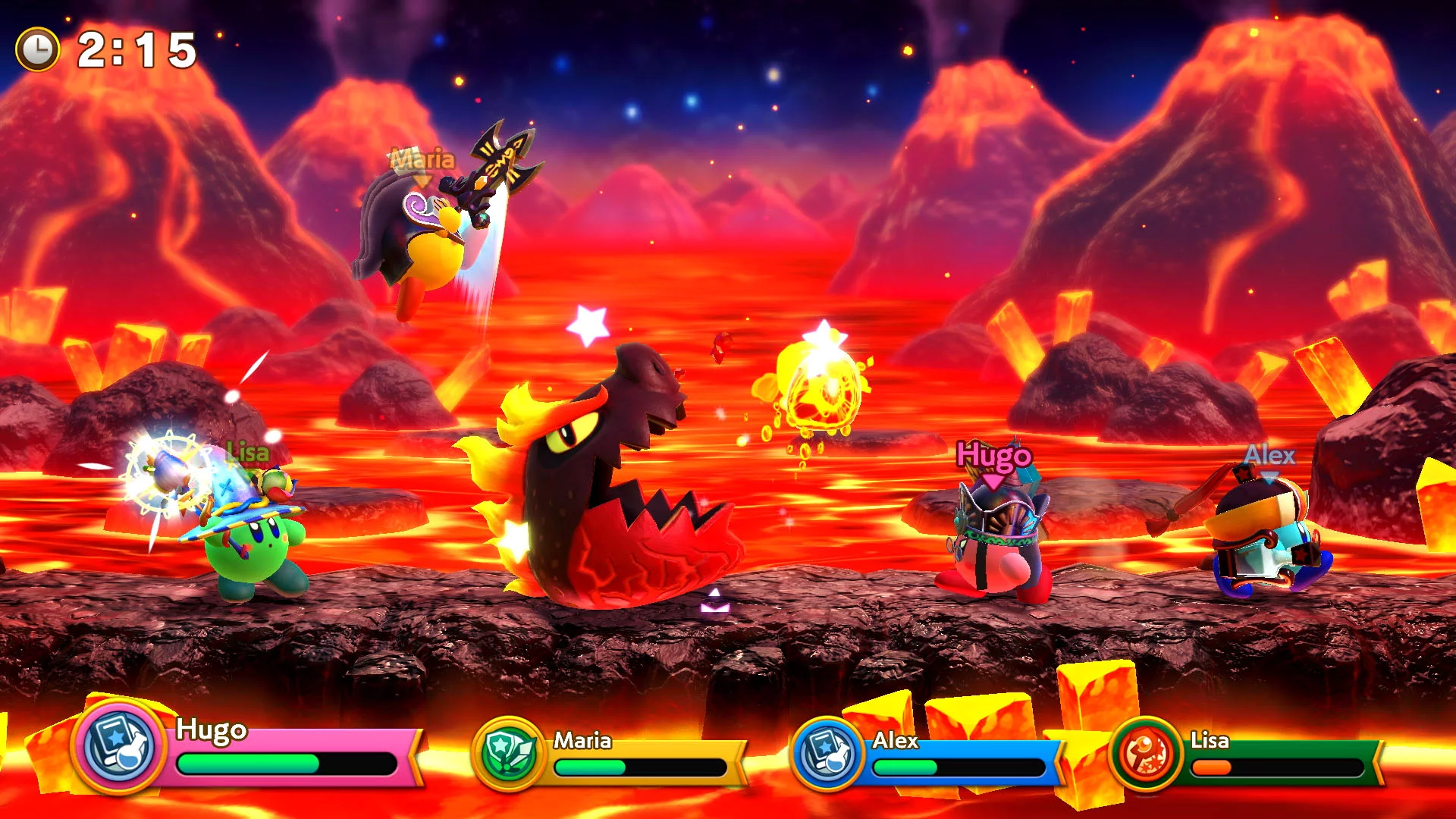 Изображение игры: Super Kirby Clash