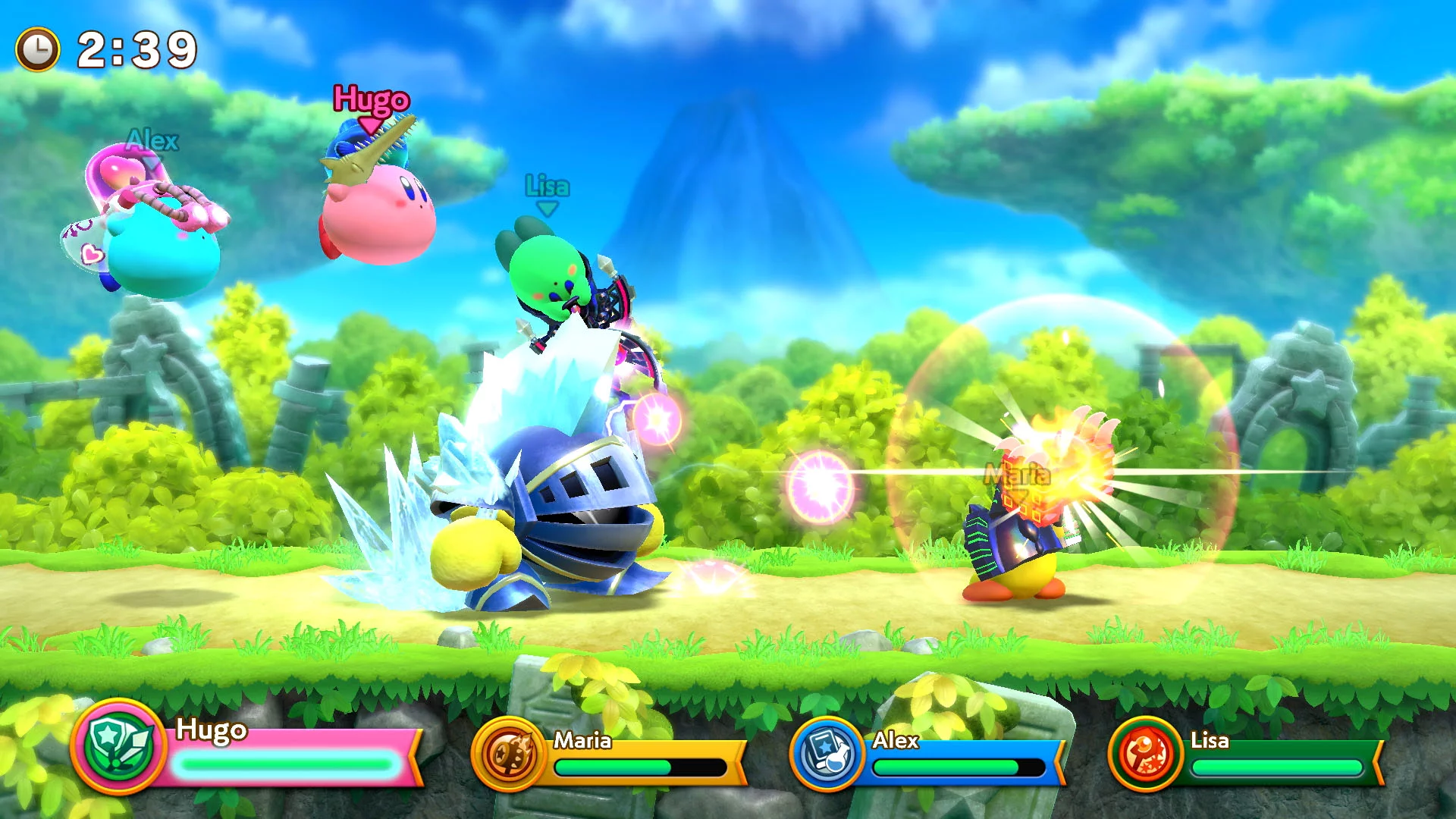 Изображение игры: Super Kirby Clash