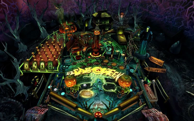 Изображение игры: Halloween Pinball