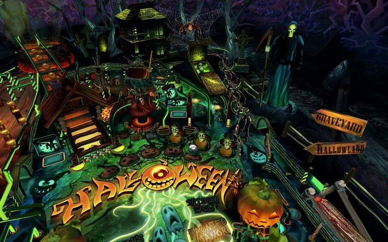Изображение игры: Halloween Pinball