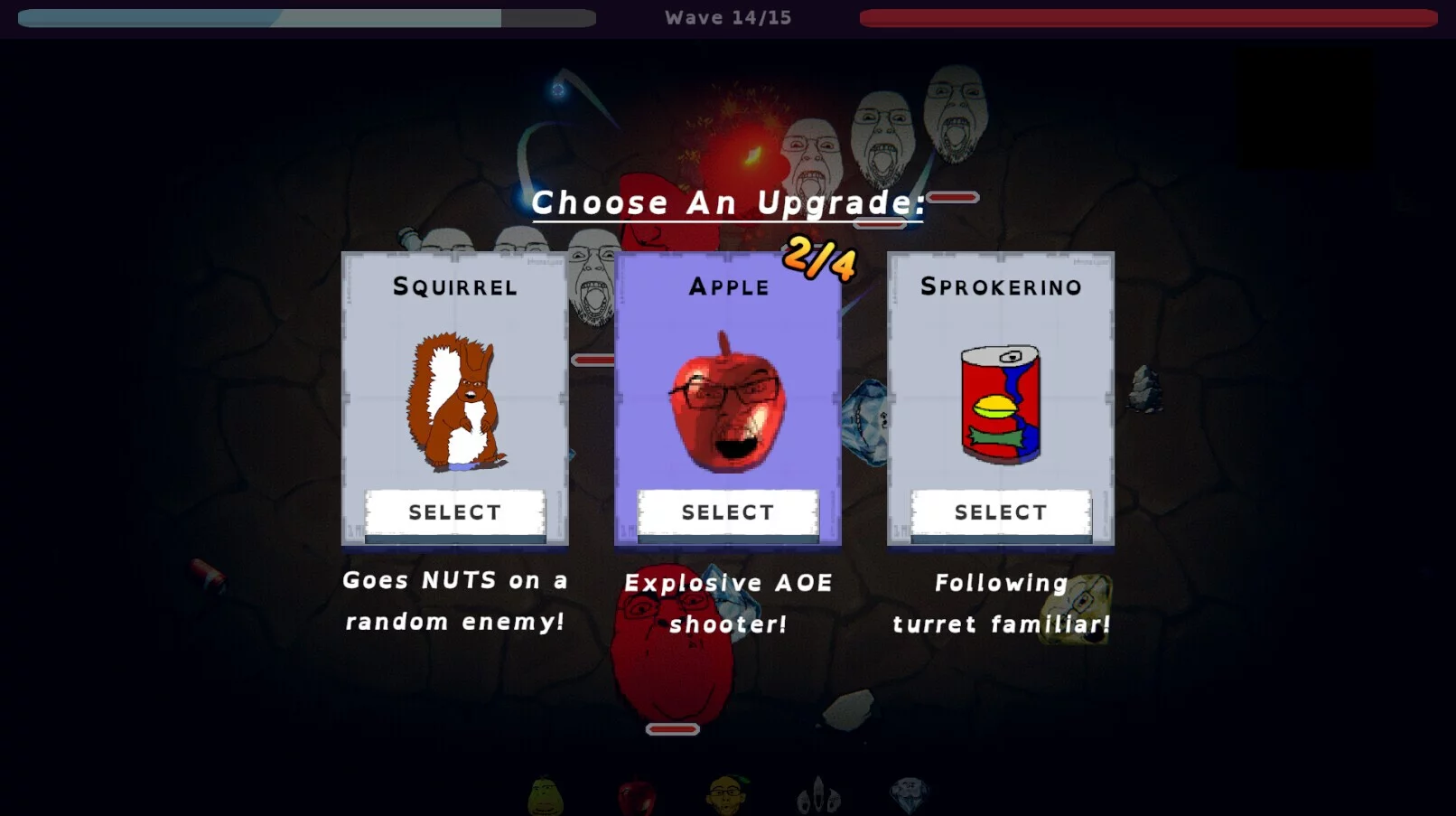 Изображение игры: Gem Defender: Soyjak Survivors