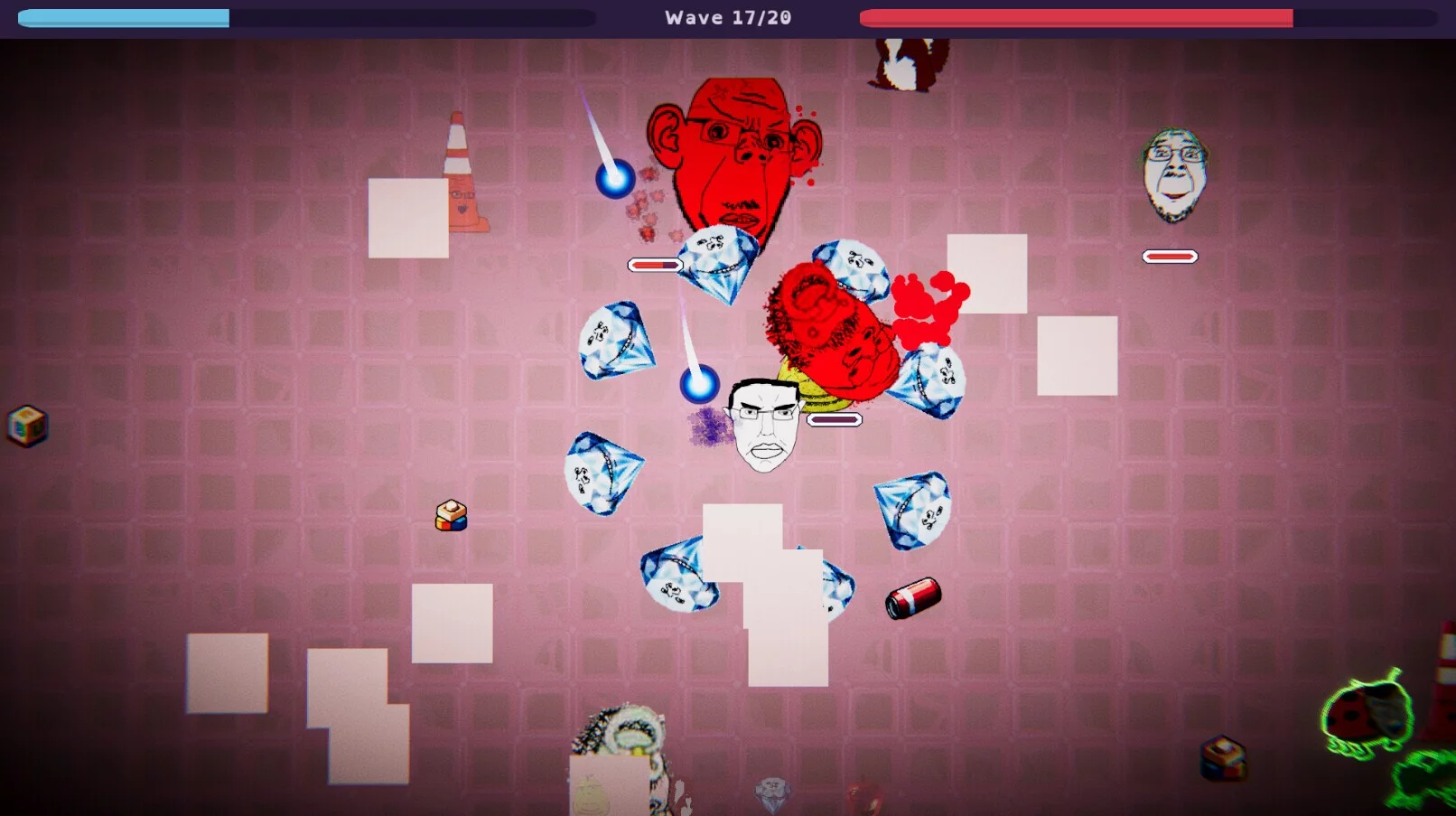 Изображение игры: Gem Defender: Soyjak Survivors