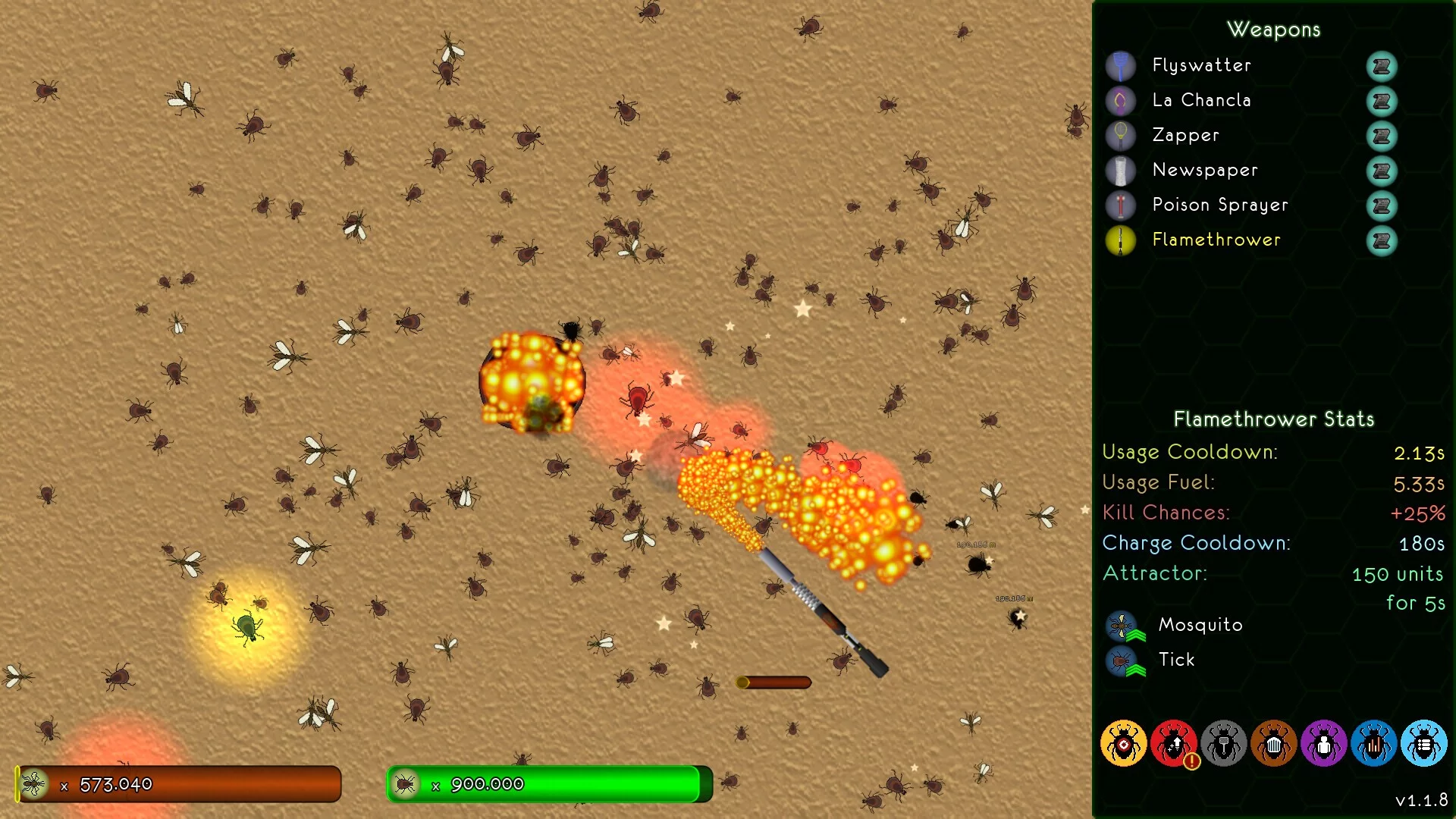 Изображение игры: Bug Blazer