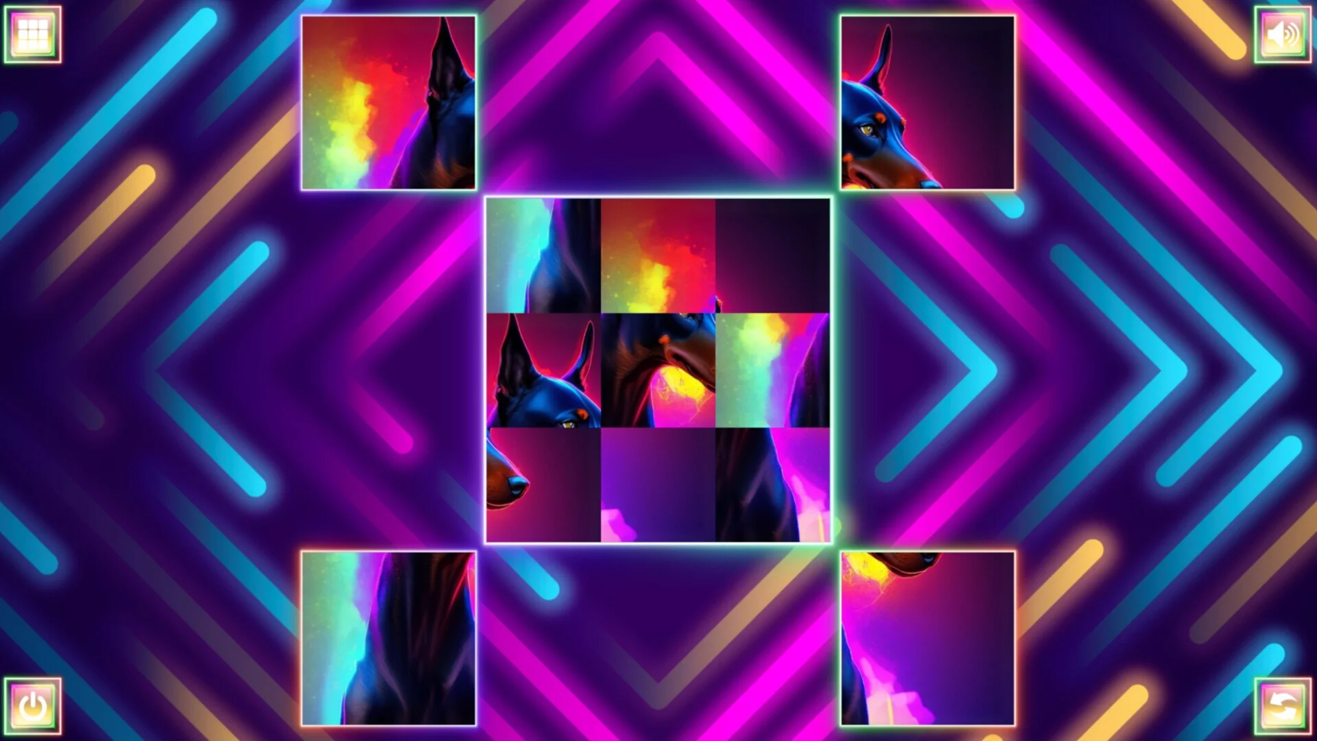 Изображение игры: Neon Fantasy: Dogs