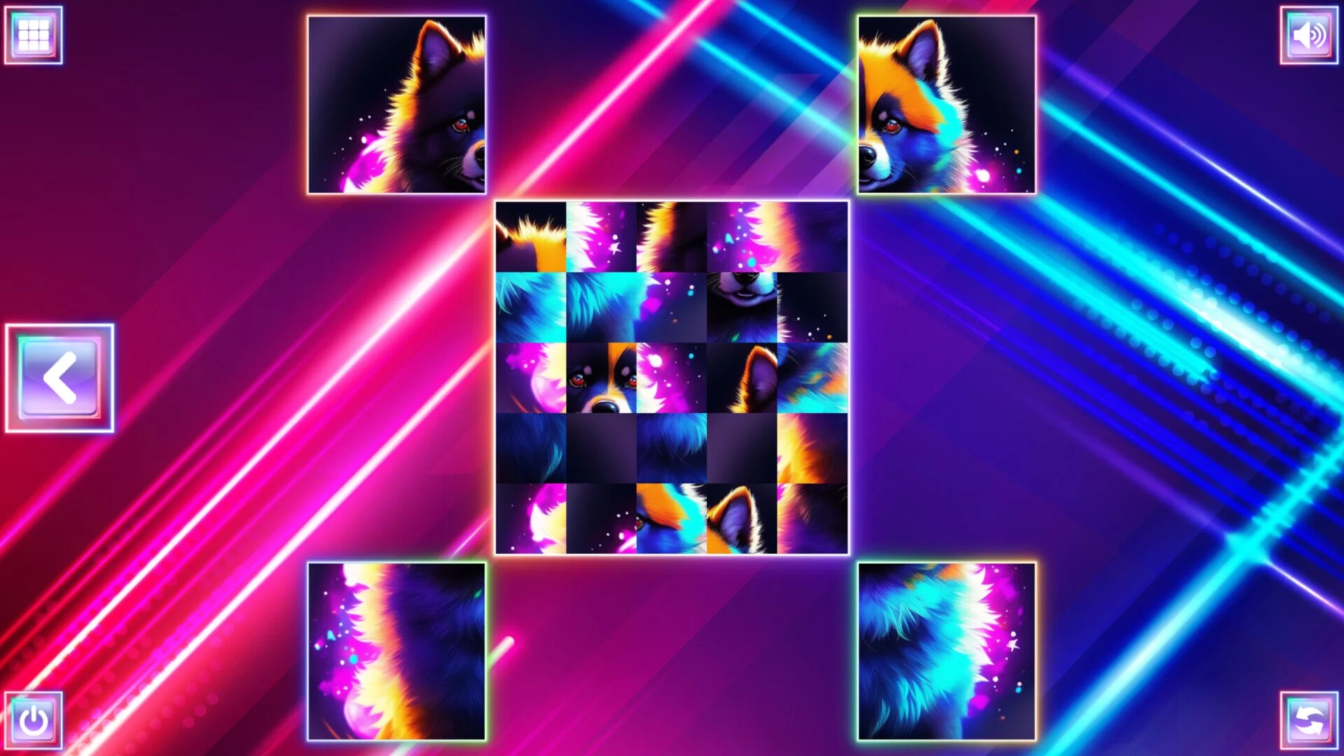 Изображение игры: Neon Fantasy: Dogs