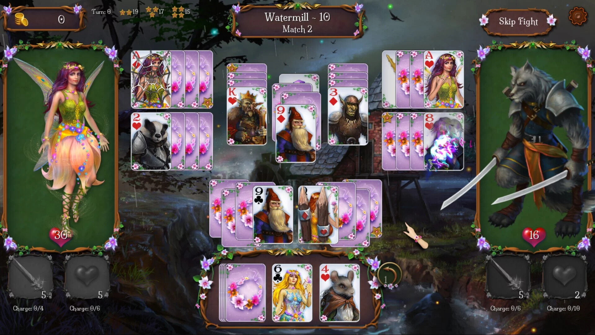 Изображение игры: Fairyland Solitaire