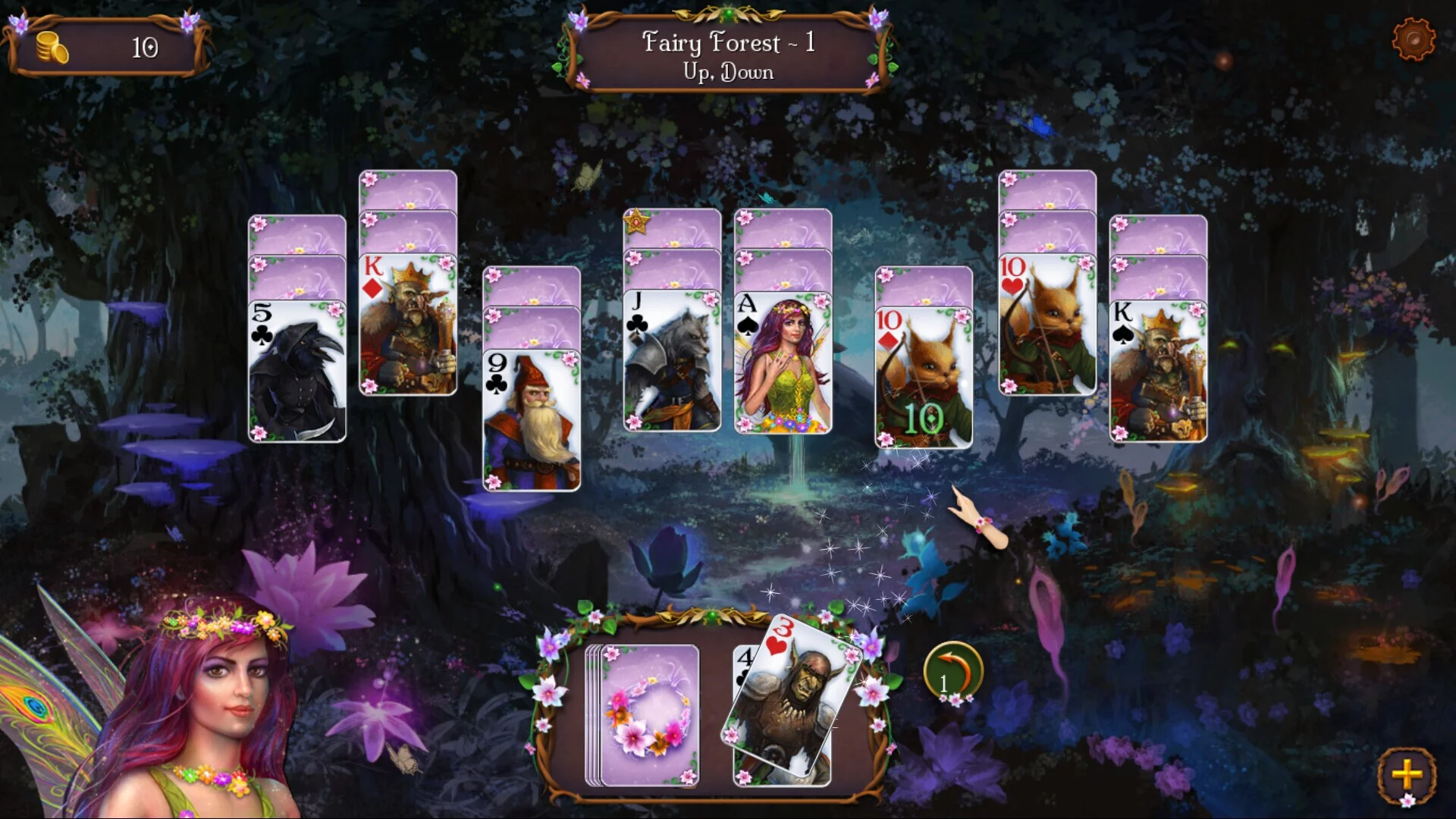 Изображение игры: Fairyland Solitaire