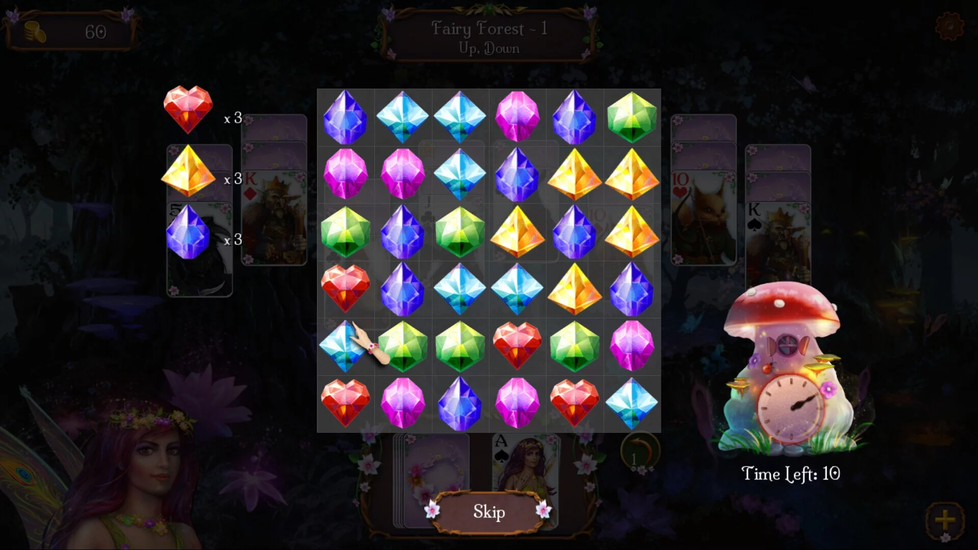 Изображение игры: Fairyland Solitaire