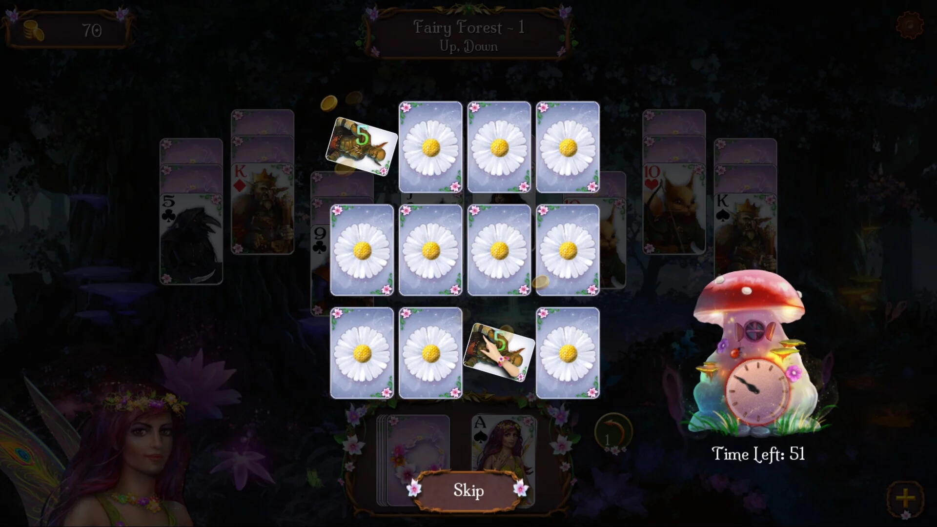 Изображение игры: Fairyland Solitaire