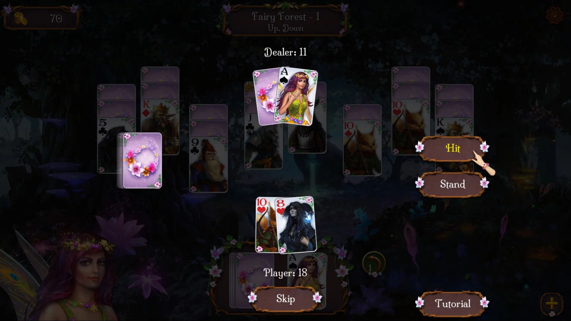 Изображение игры: Fairyland Solitaire