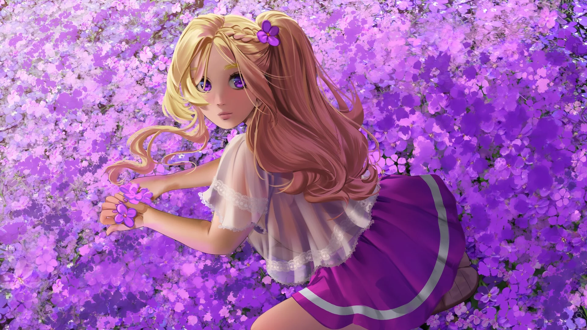 Изображение игры: Spring and Girls