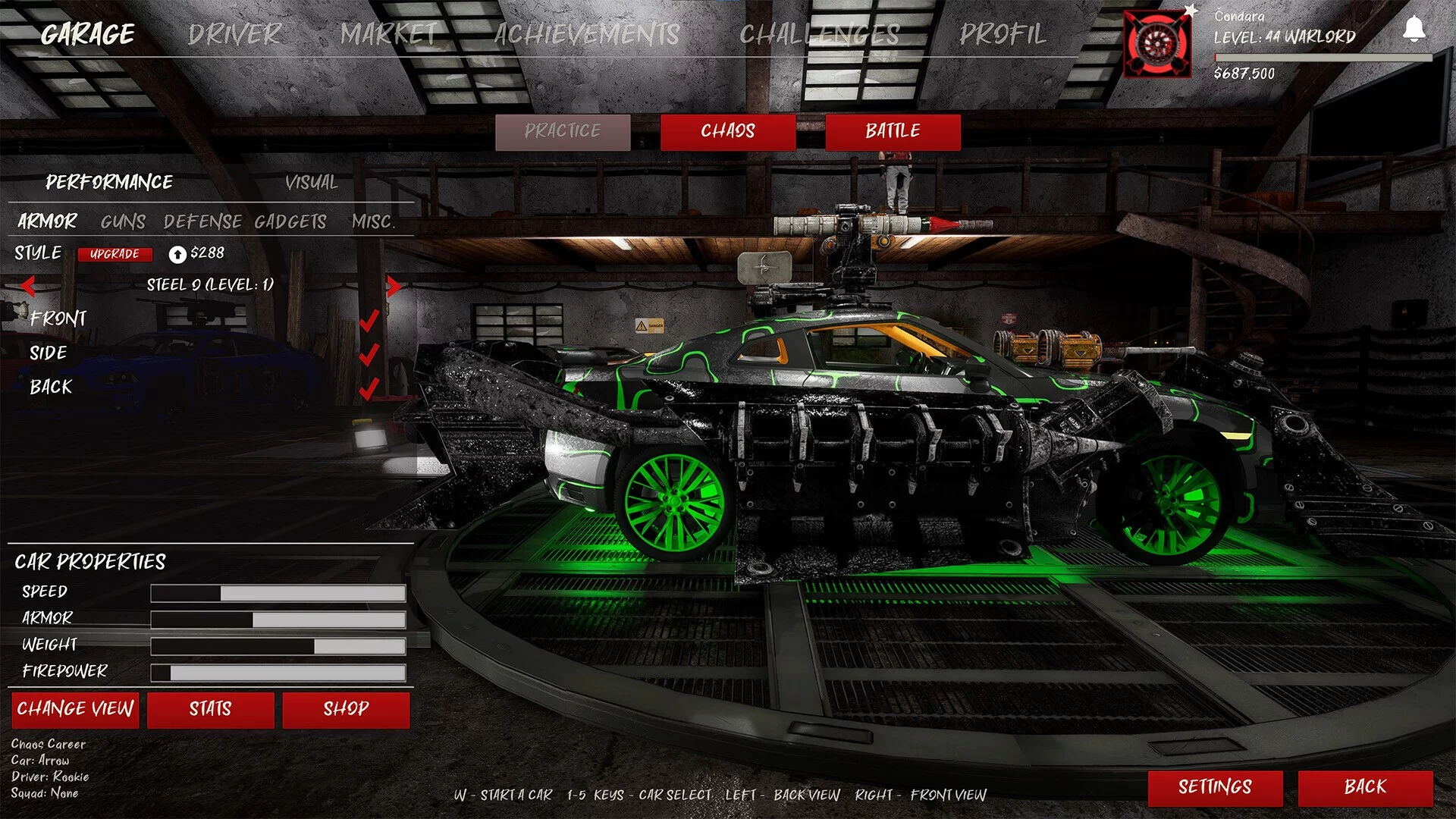 Изображение игры: Chaos on Wheels