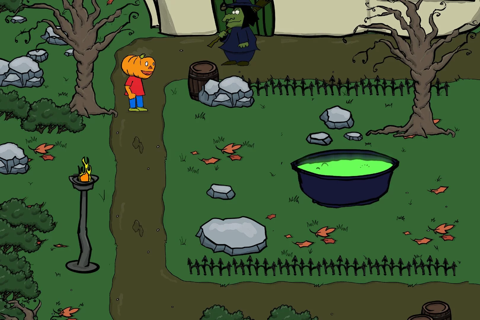 Изображение игры: Perry the Pumpkin