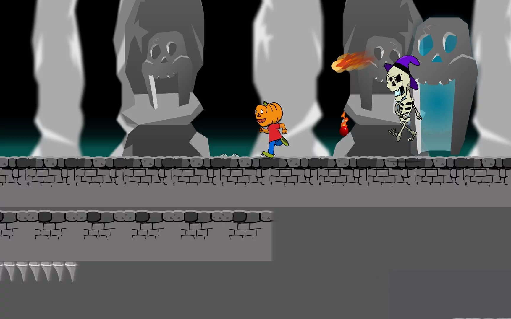 Изображение игры: Perry the Pumpkin