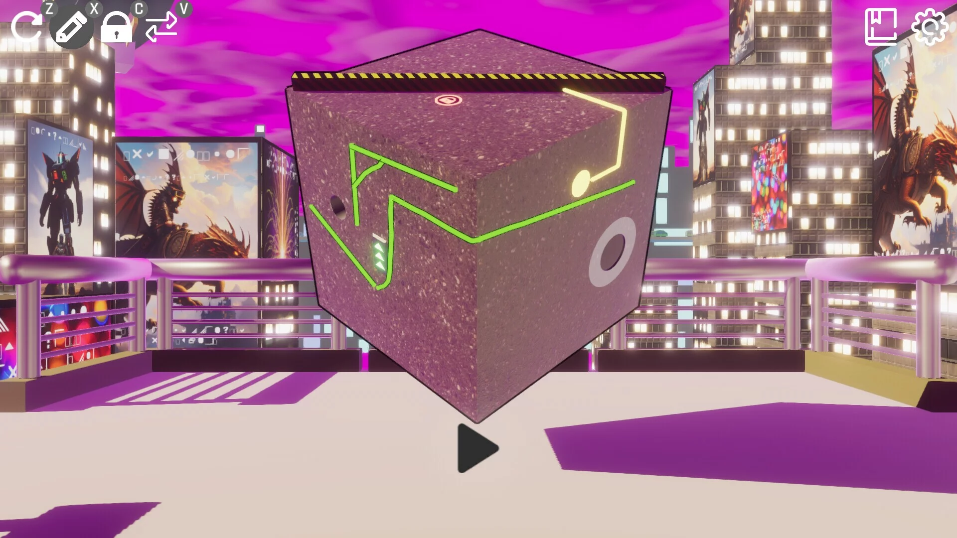 Изображение игры: Cubenomics: A puzzle game