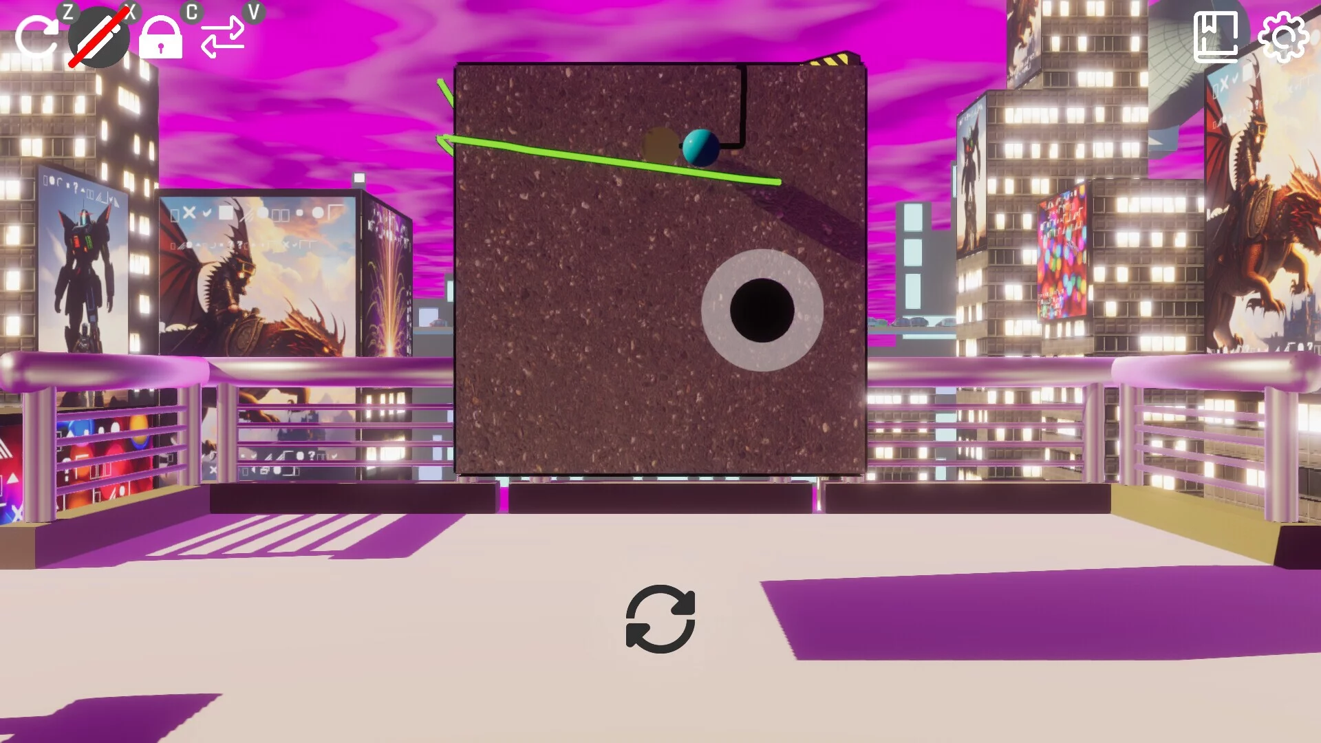 Изображение игры: Cubenomics: A puzzle game