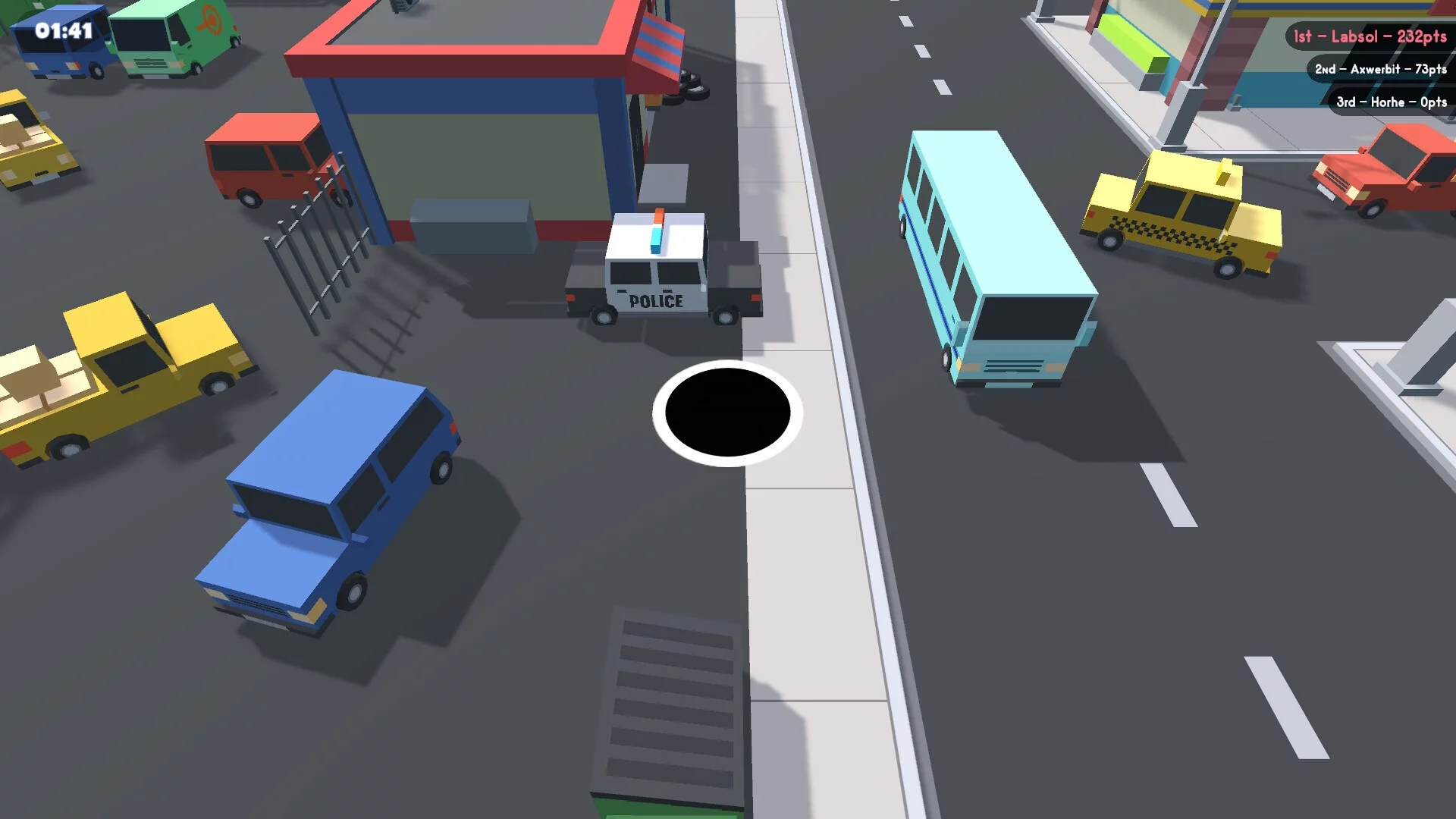 Изображение игры: Blackhole on the Road