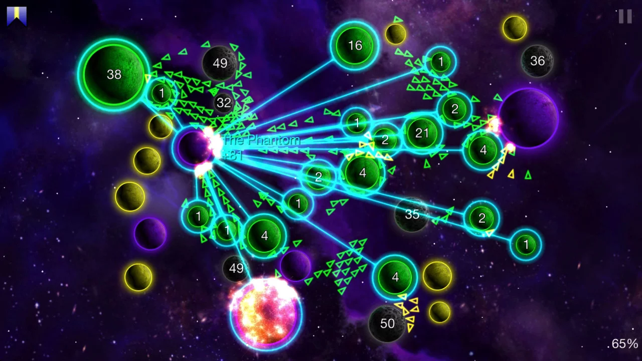 Изображение игры: Galcon Legends