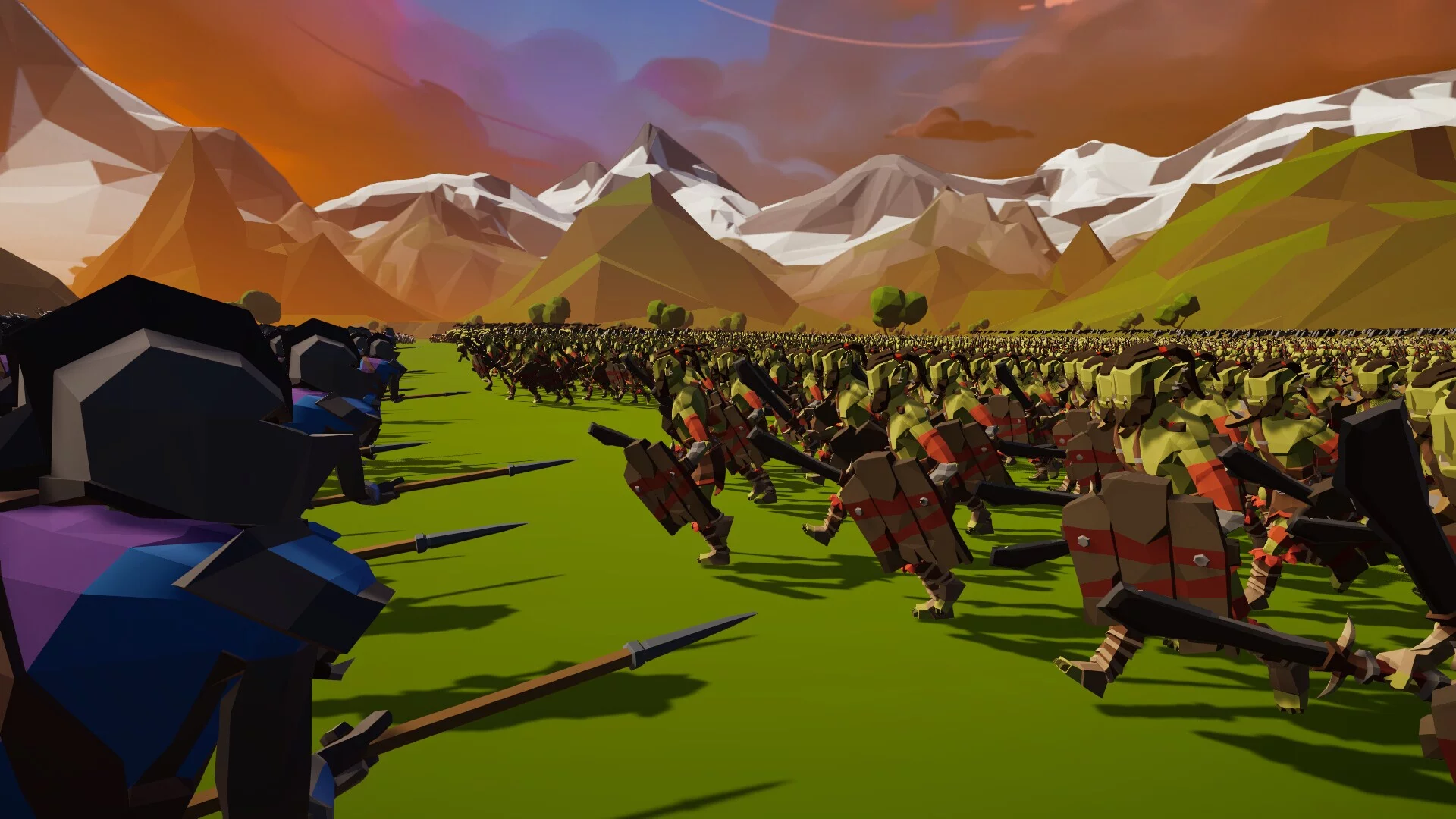 Изображение игры: Polygon Fantasy Battle Simulator