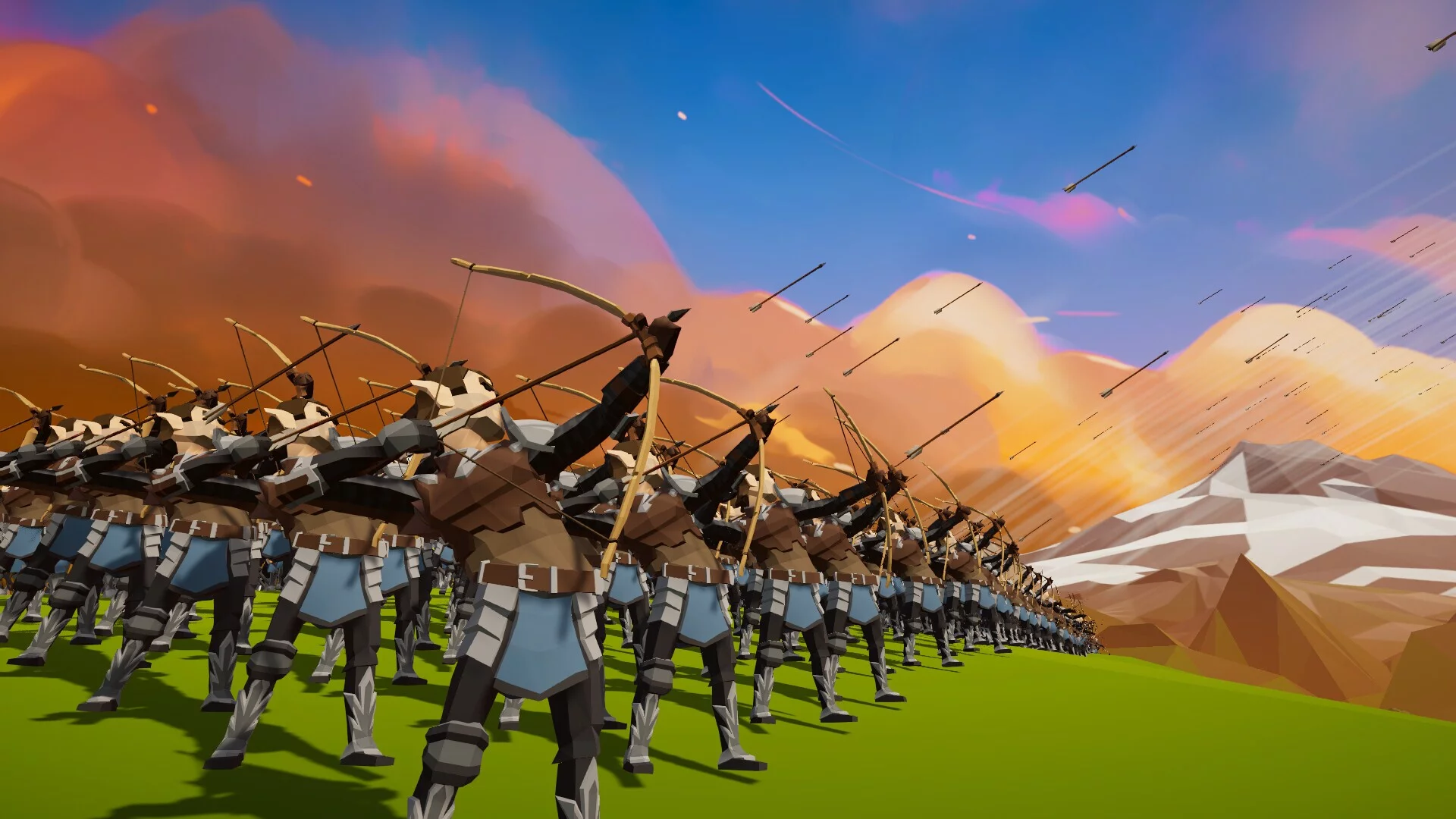 Изображение игры: Polygon Fantasy Battle Simulator