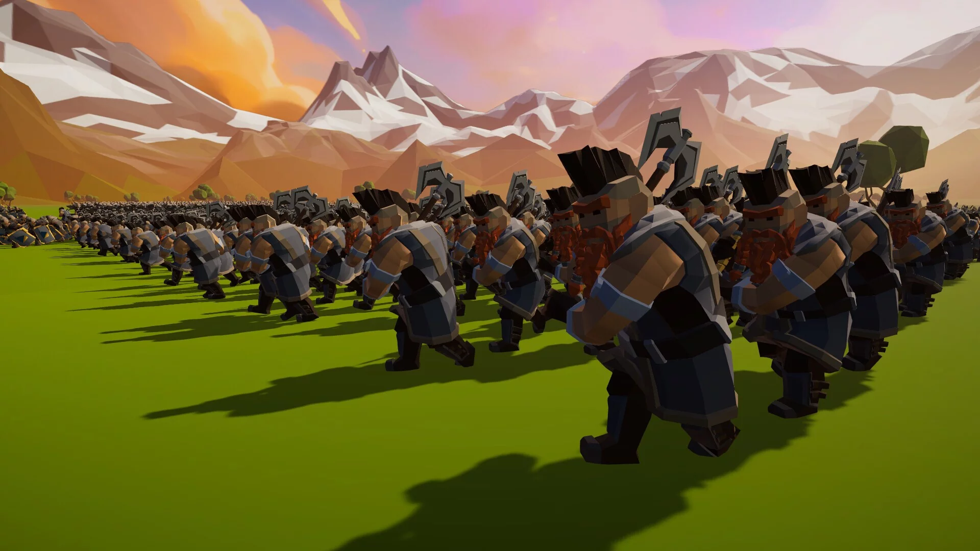 Изображение игры: Polygon Fantasy Battle Simulator