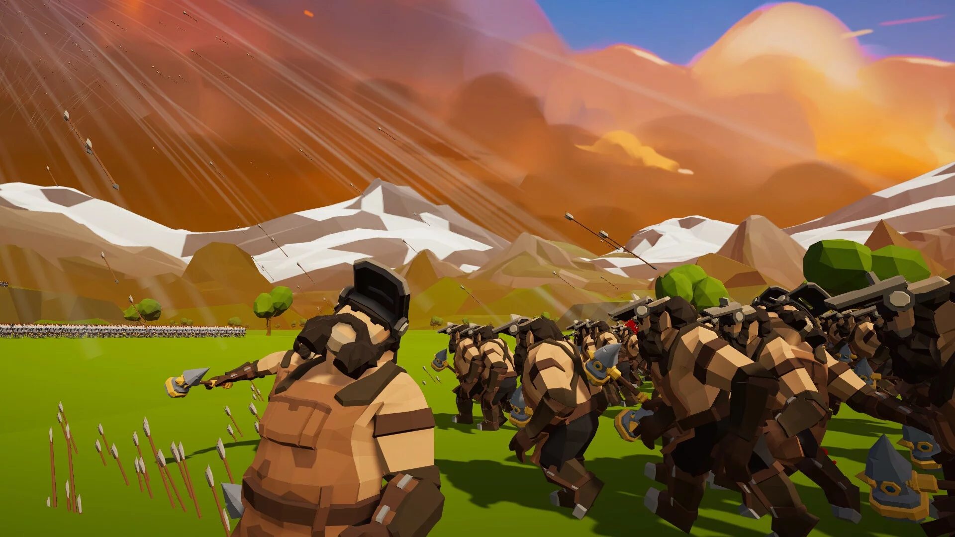 Изображение игры: Polygon Fantasy Battle Simulator