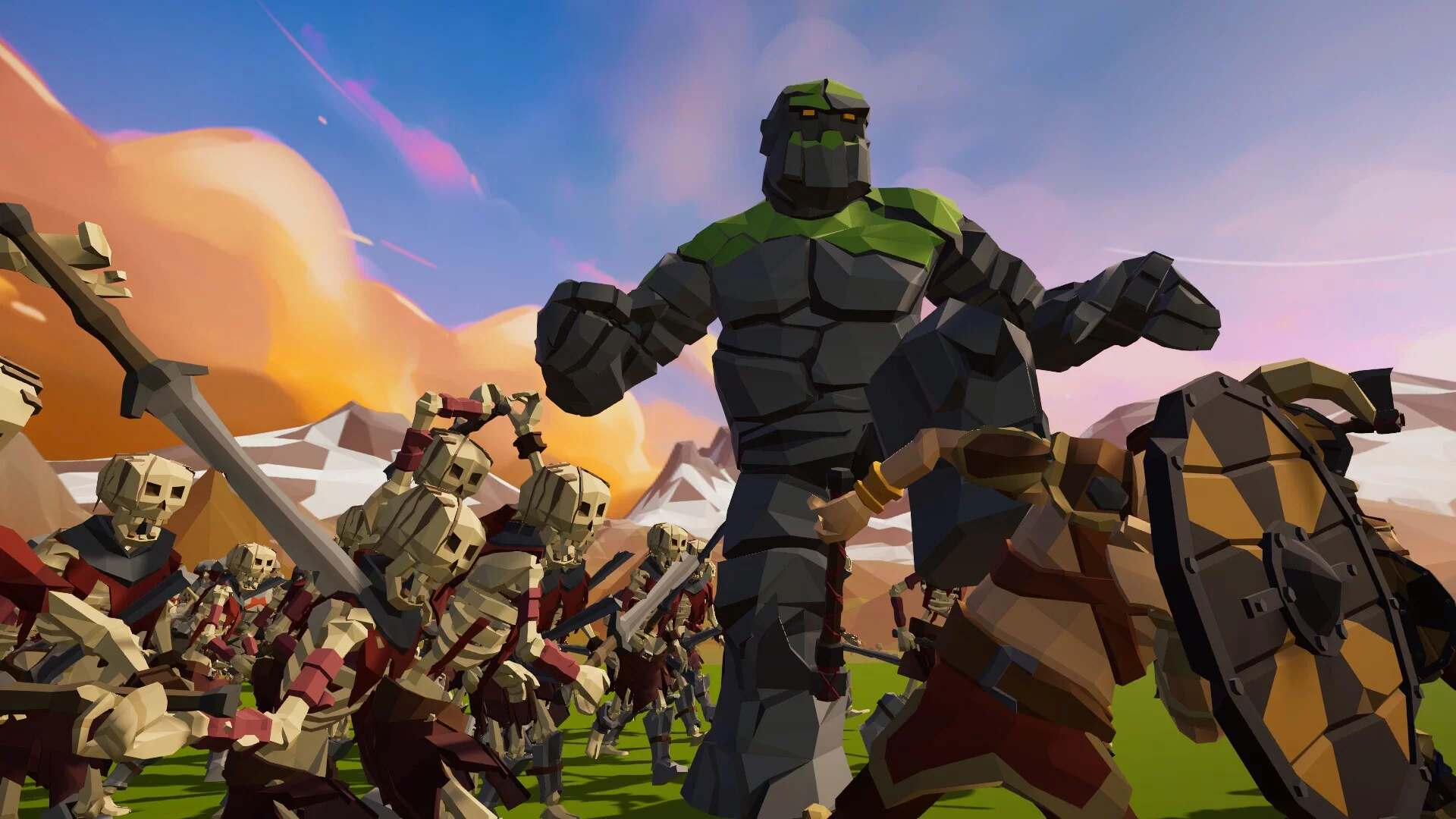 Изображение игры: Polygon Fantasy Battle Simulator