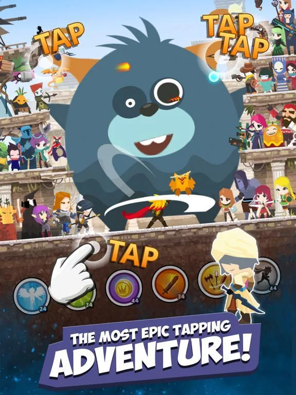 Изображение игры: Tap Titans 2