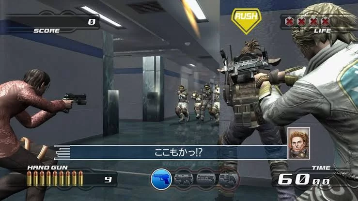 Изображение игры: Time Crisis 4 (2007)