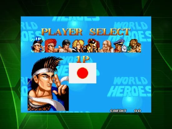 Изображение игры: WORLD HEROES ACA NEOGEO