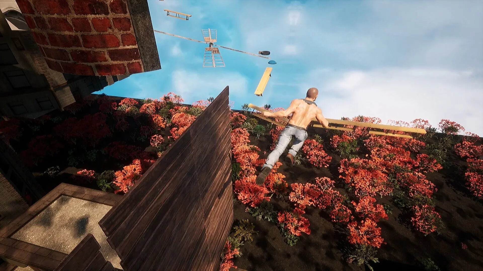 Изображение игры: 猛男跑酷（Strong man parkour）
