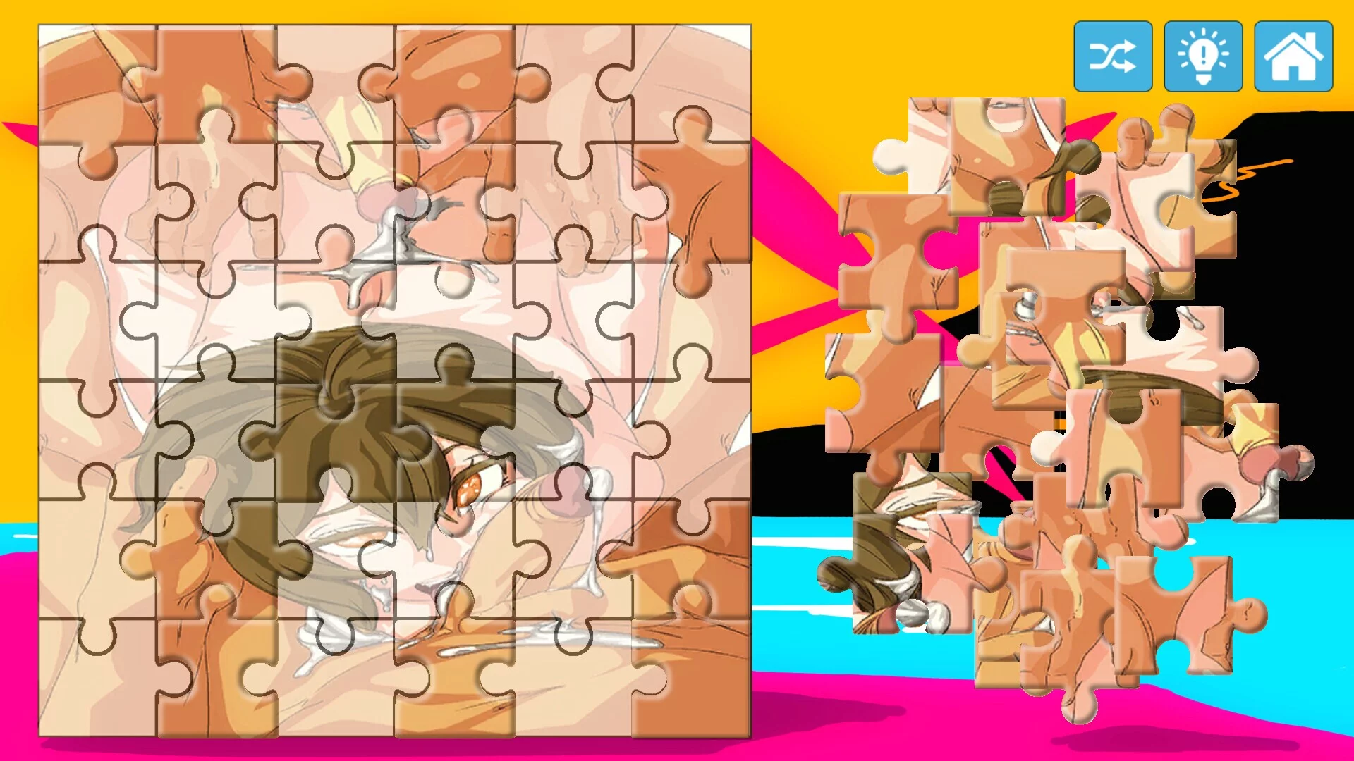 Изображение игры: Hentai Jigsaw Puzzle Collection: Spring Edition