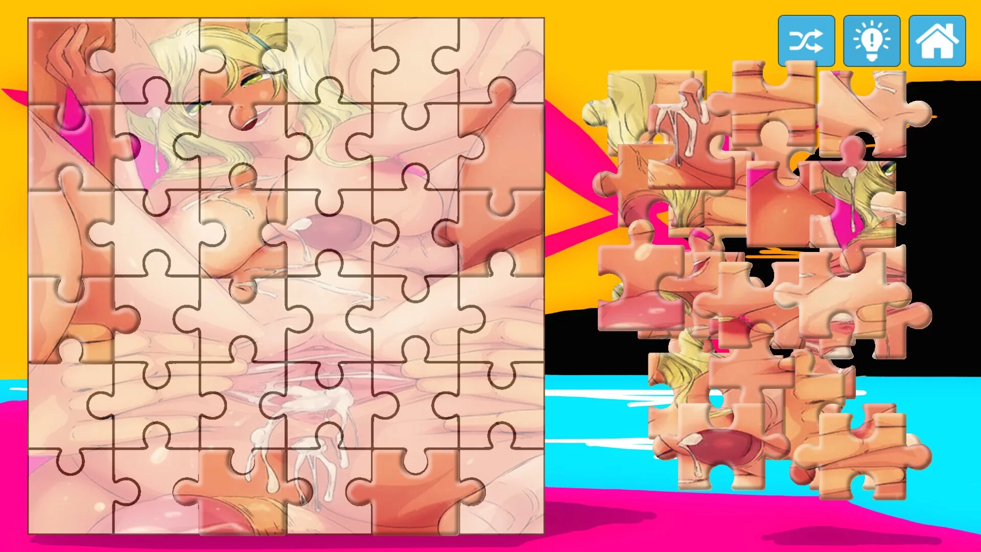 Изображение игры: Hentai Jigsaw Puzzle Collection: Spring Edition