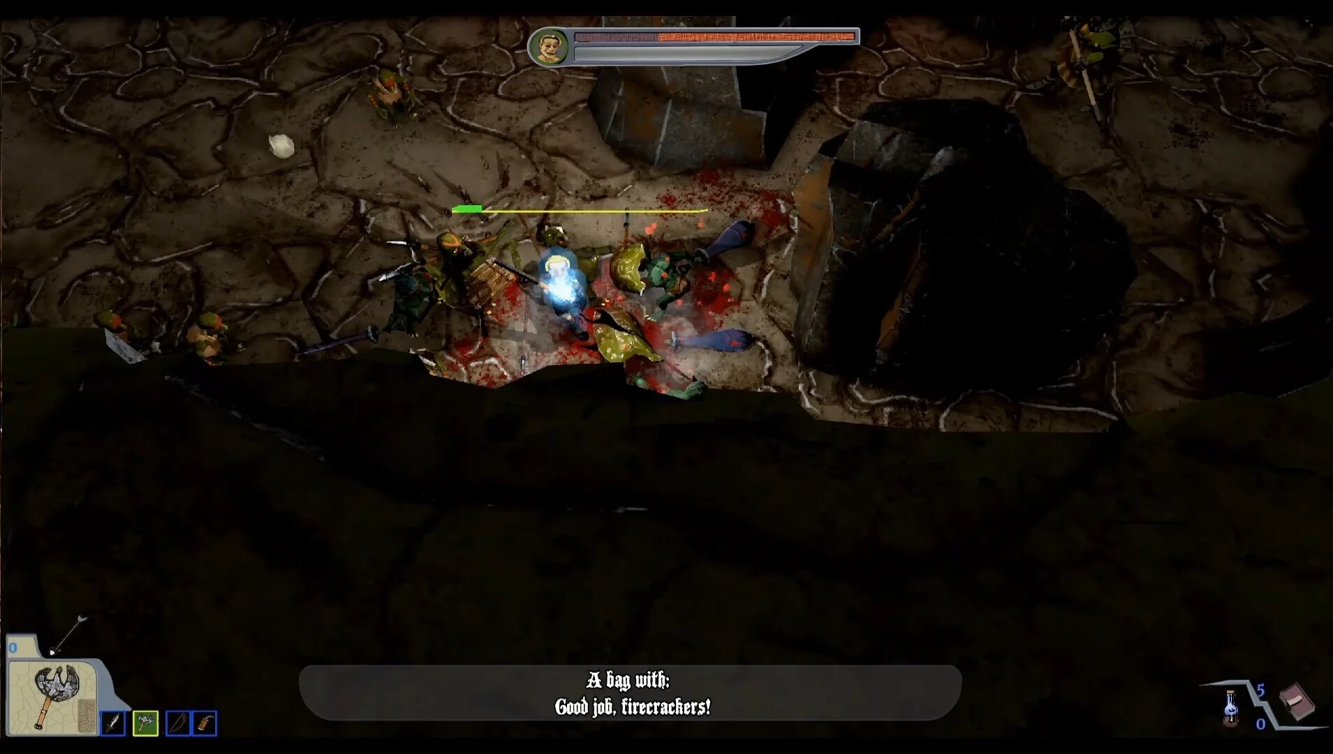 Изображение игры: Lair of goblins
