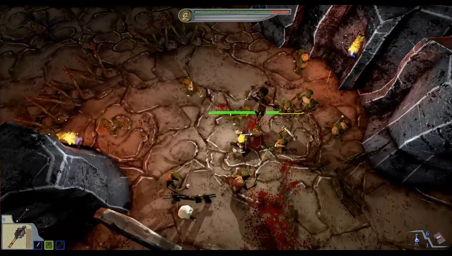 Изображение игры: Lair of goblins
