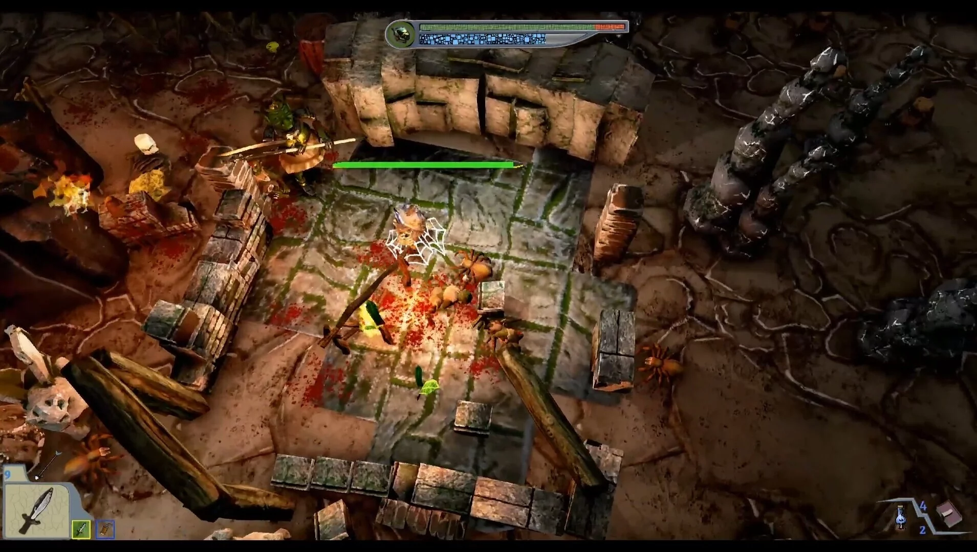 Изображение игры: Lair of goblins
