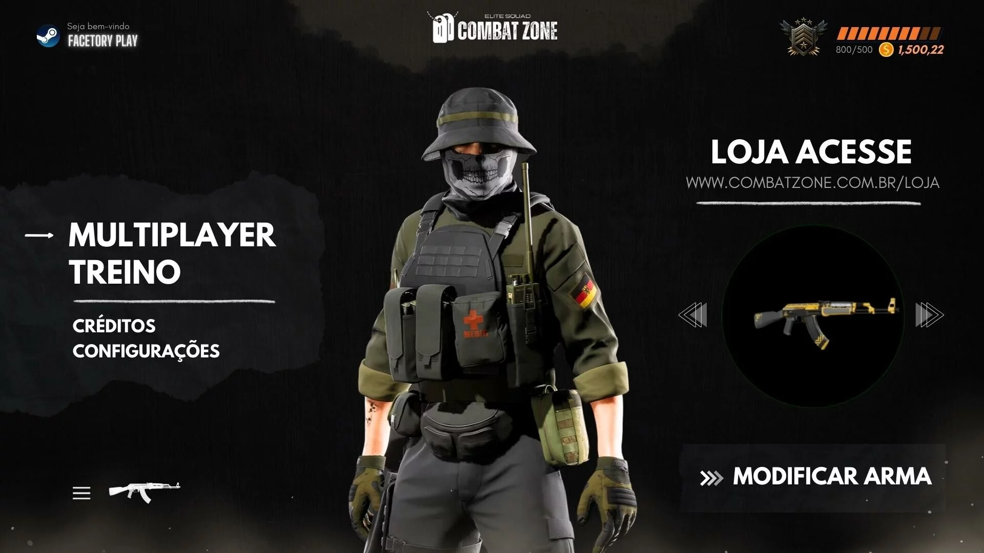 Изображение игры: Combat Zone