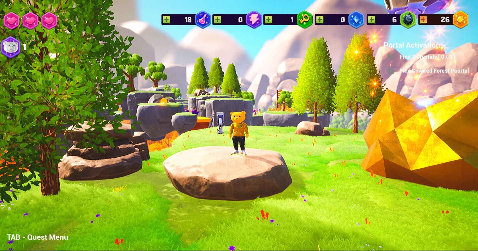 Изображение игры: Rich Teddy Adventure