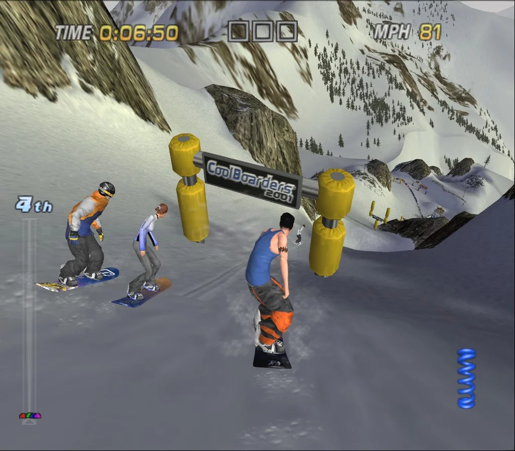 Изображение игры: Cool Boarders 2001