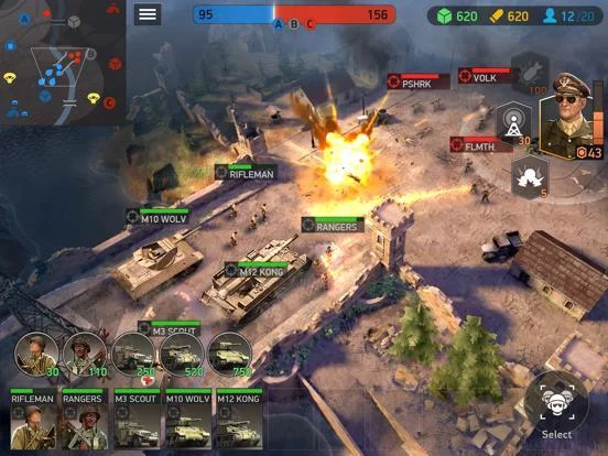 Изображение игры: World War Armies: WW2 PvP RTS