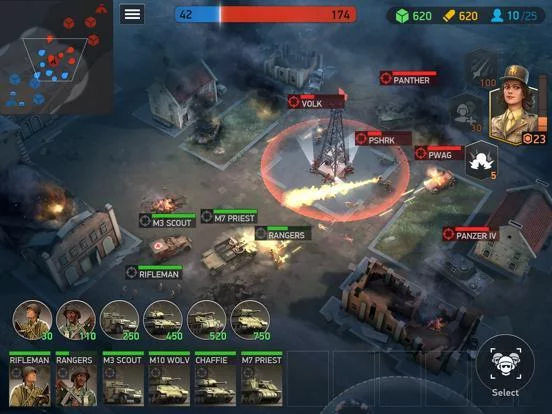 Изображение игры: World War Armies: WW2 PvP RTS