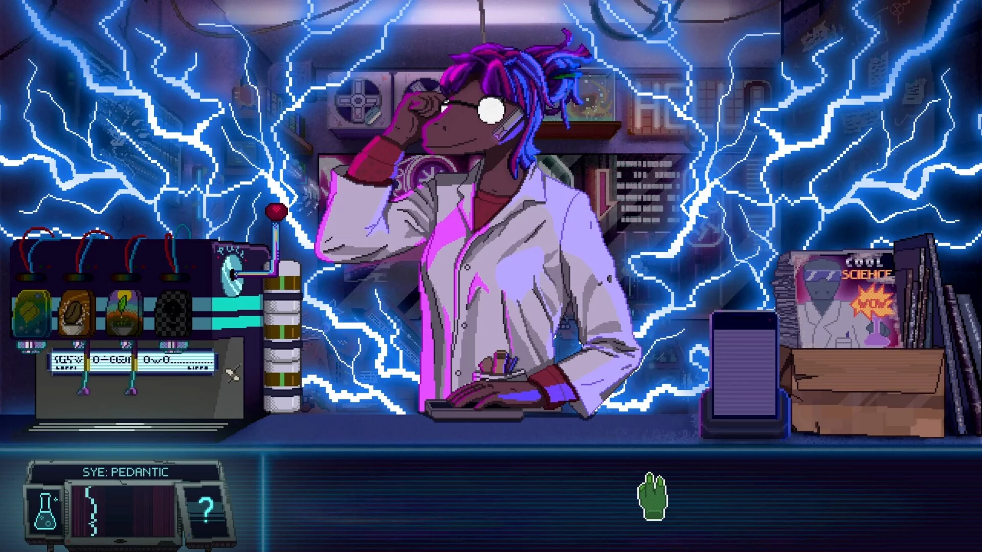 Изображение игры: Dynopunk: Welcome to Synth-City