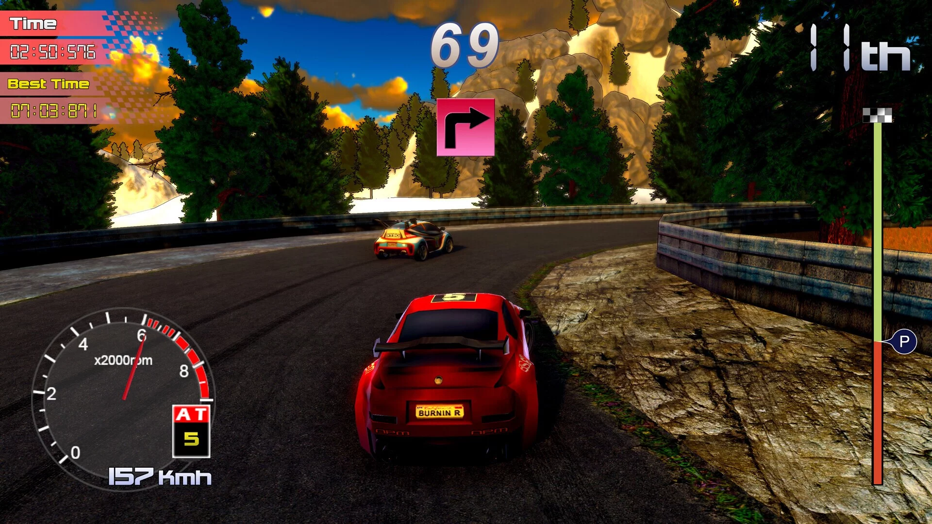 Изображение игры: Rally Rock 'N Racing