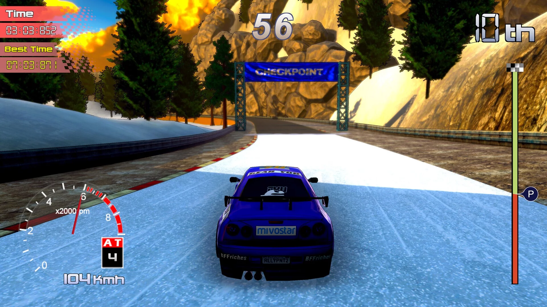 Изображение игры: Rally Rock 'N Racing