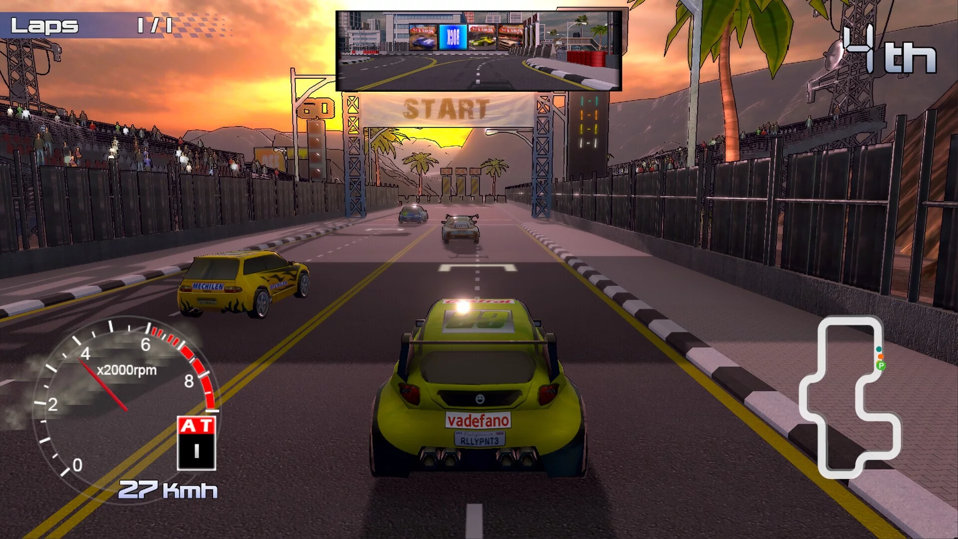 Изображение игры: Rally Rock 'N Racing