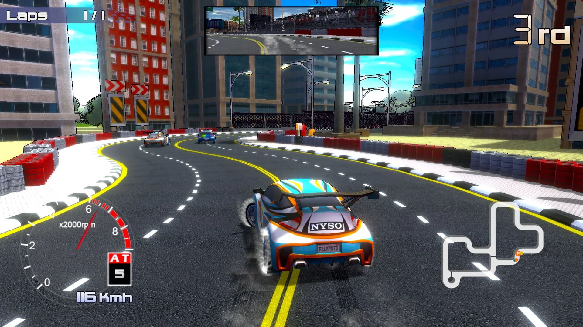 Изображение игры: Rally Rock 'N Racing